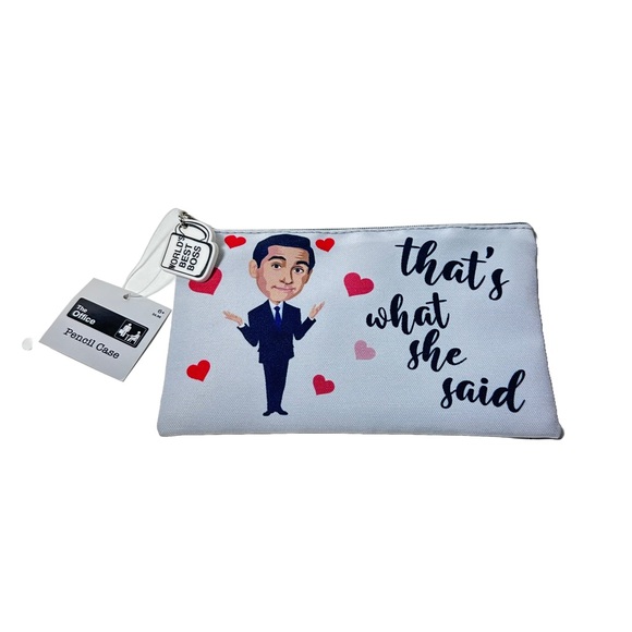 The Office Michael Scott "That's What She Said" Pencil Case Makeup Bag - Picture 1 of 9